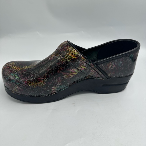 Dansko Professional Petrol Patent Clogs Iridescent Women’s Size 38 US 7.5-8 - Picture 2 of 10